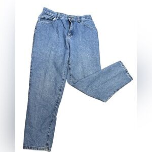 Vintage 90s High Rise Straight Leg Jeans 28x28 Petite 100% Cotton